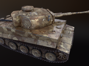 tank tiger 1 Modèle 3D