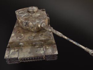 tank tiger 1 Modèle 3D