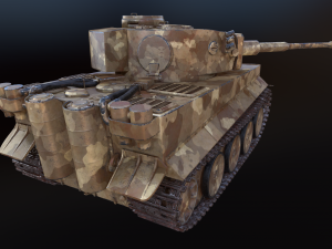 tank tiger 1 Modèle 3D