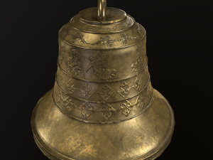 church bell low-poly 3D 模型
