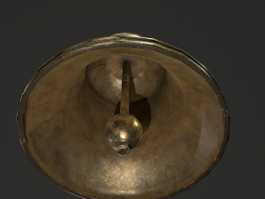 church bell low-poly 3D 模型