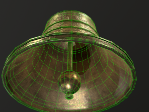 church bell low-poly 3D 模型