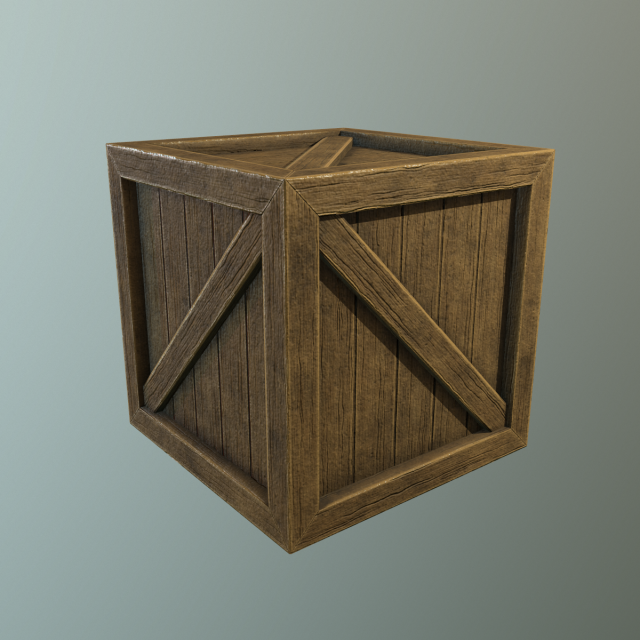 box pbr game ready low poly low-poly 3D 模型 .c4d .max .obj .3ds .fbx .stl .blend