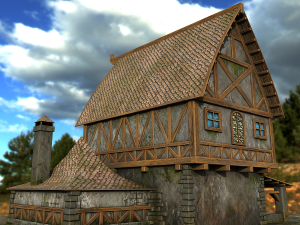 village house 3D Modell