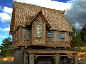 village house 3D Model