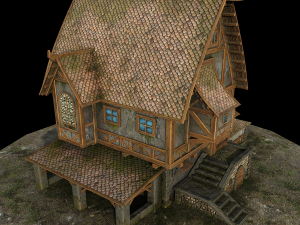 village house 3D Modell
