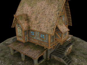 village house 3D Model