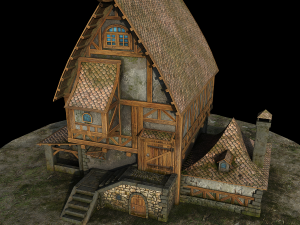 village house 3D Modell
