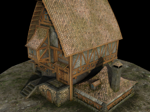 village house 3D Modell