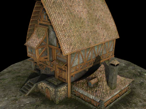 village house 3D Model