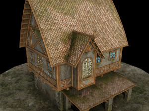 village house 3D Modell