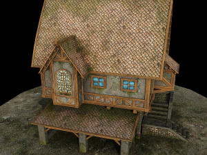 village house 3D Modell