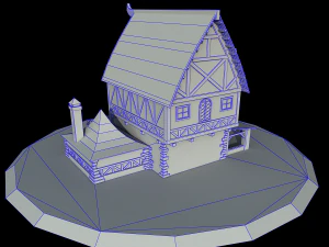 village house 3D Model