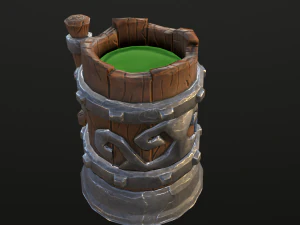 stylizowany kubek Model 3D