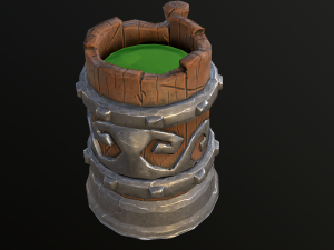 stylized mug Modèle 3D