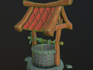 stylized well Modelo 3D
