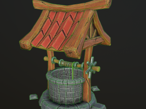 stylized well Modelo 3D