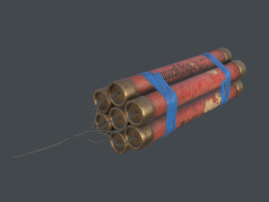 dynamite 3D-Modell