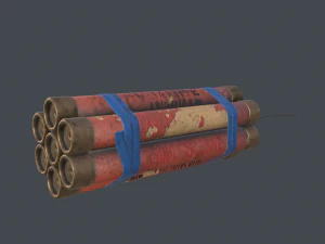 dynamite 3D Model