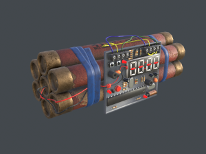 dynamite 3D-Modell