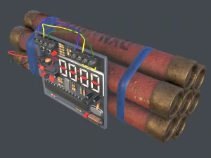 dynamite 3D Model