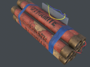 dynamite 3D-Modell