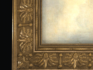frame picture low poly pbr Modello 3D