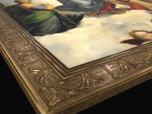 frame picture low poly pbr Modello 3D