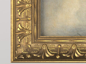 frame picture low poly pbr Modello 3D