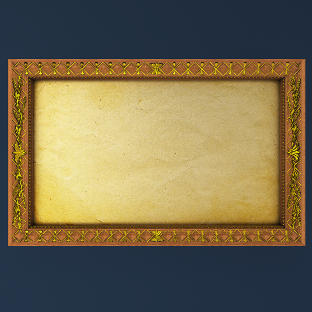 frame picture low poly pbr 3D मॉडल .c4d .max .obj .3ds .fbx .stl .blend 