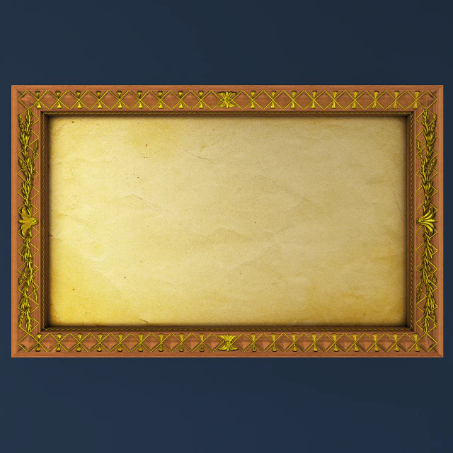 frame picture low poly pbr 3D Model .c4d .max .obj .3ds .fbx .stl .blend