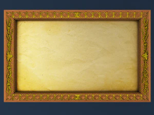 frame picture low poly pbr 3D Model