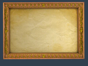 frame picture low poly pbr 3D Model