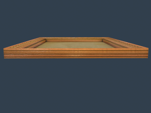 frame picture low poly pbr 3D मॉडल