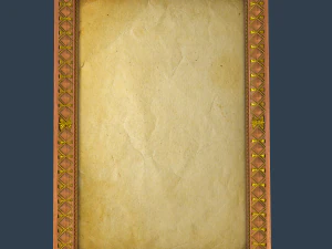 frame picture low poly pbr 3D Model