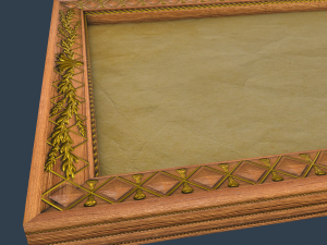 frame picture low poly pbr 3D मॉडल