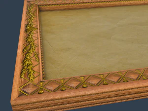 frame picture low poly pbr 3D Model