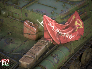 Soviet tank isu-152 zveroboi 3D Model