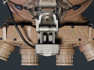 Airframe and GPNVG-18 night vision device 3D Модель
