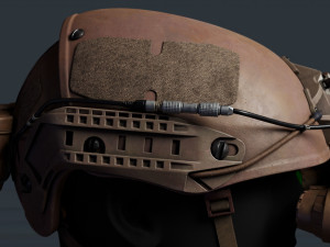 Airframe and GPNVG-18 night vision device 3D Модель