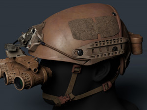 Airframe and GPNVG-18 night vision device 3D Модель