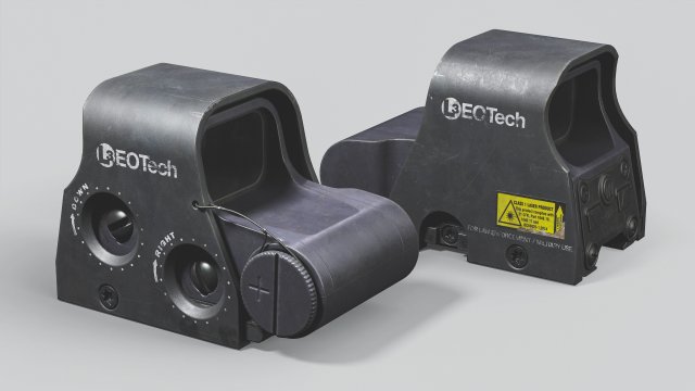 EOTechXPS2-0 3D Model .c4d .max .obj .3ds .fbx .stl .blend 