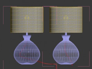 table lamp eglo ossago 3D Model