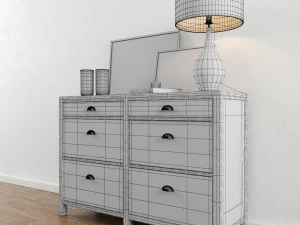 decorative set 01 3D Model