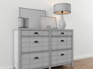 decorative set 01 Modèle 3D