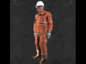 worker 3D मॉडल
