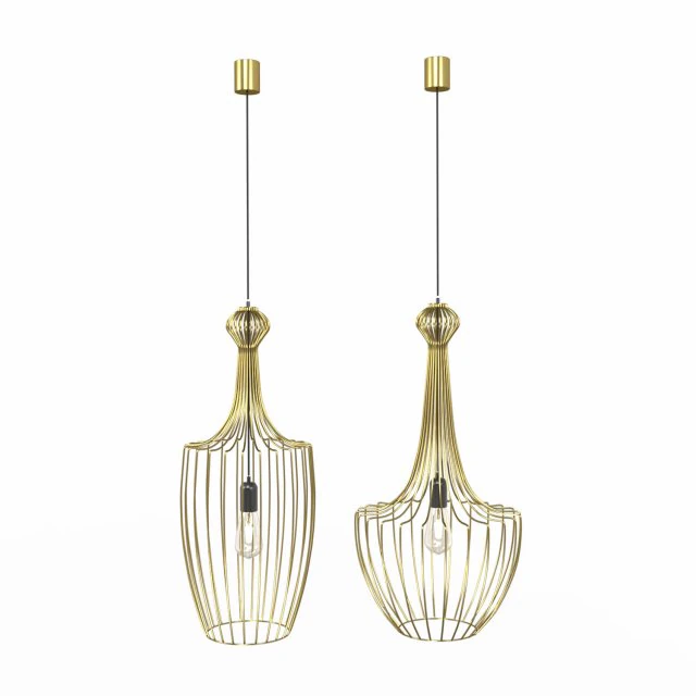 pendant lamp nowodvorski series luksor l s 3D Model .c4d .max .obj .3ds .fbx .stl .blend 