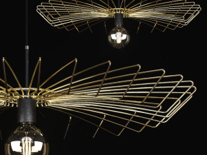 hanging chandelier nowodvorski umbrella gold 8874 3D 모델