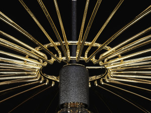 hanging chandelier nowodvorski umbrella gold 8874 3D Модель