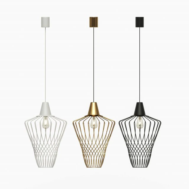 pendant lamp nowodvorski wave l series 3D Model .c4d .max .obj .3ds .fbx .stl .blend 